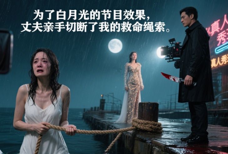 为了白月光的节目效果，丈夫亲手切断了我的救命绳索