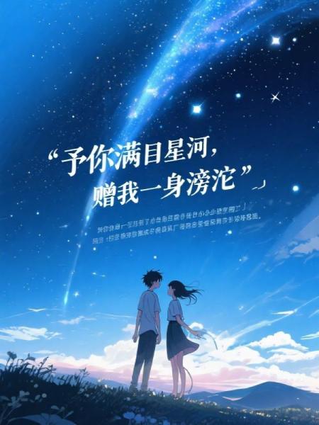 予你满目星河，赠我一身滂沱