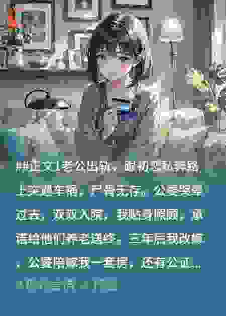 老公假死跟初恋私奔后，我成了公婆亲闺女