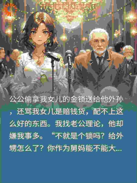 爸抢孙女金锁给外孙？我直接当众给孩子改姓，全家炸锅