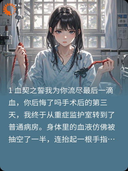 我为你流尽最后一滴血，你后悔了吗