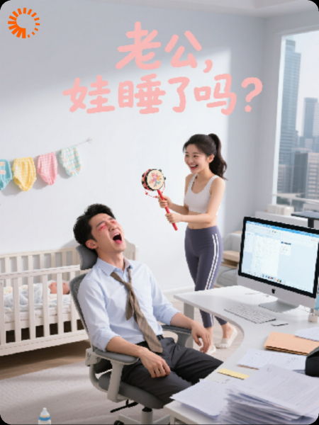 老公，娃睡了吗？