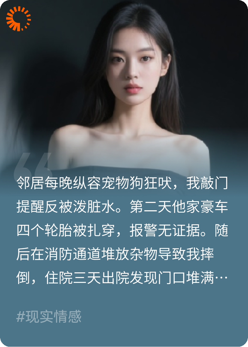 水泥封门：邻居的福报