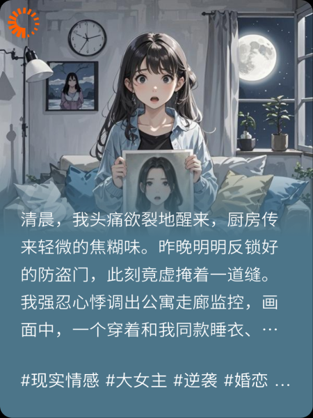 监控拍下“另一个我”深夜闯家！