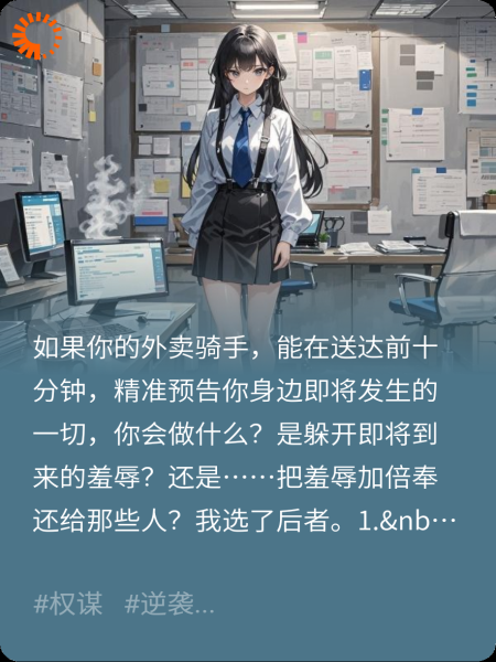 我的外卖骑手是个预言家