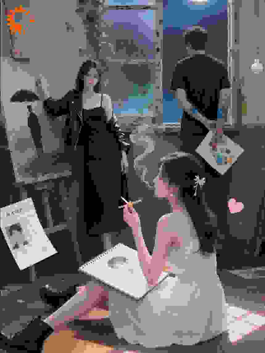 高三修罗场：画笔与红唇的较量