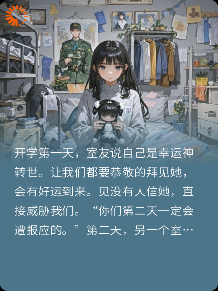 室友逼我们集体跪拜她