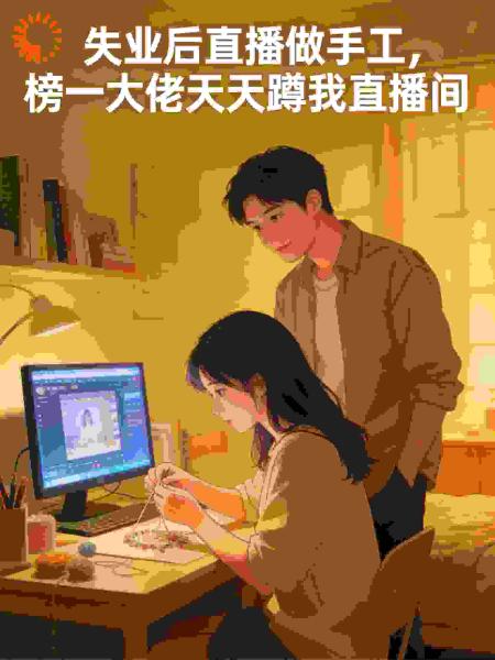 失业后直播做手工，榜一大佬天天蹲我直播间