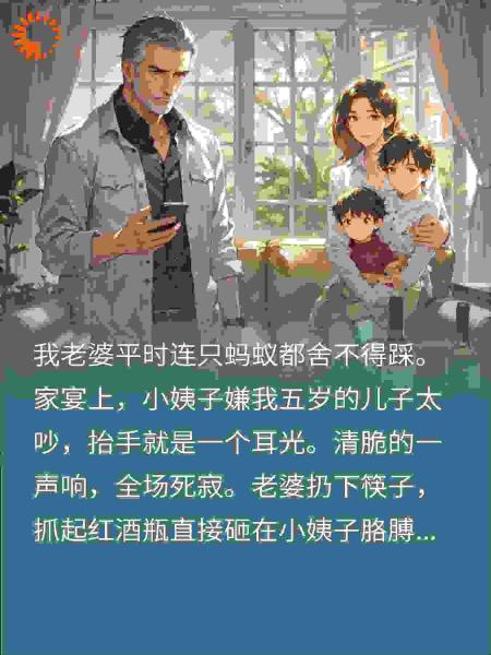 小姨子扇儿子老婆砸断她手，我直接让180万原路返回